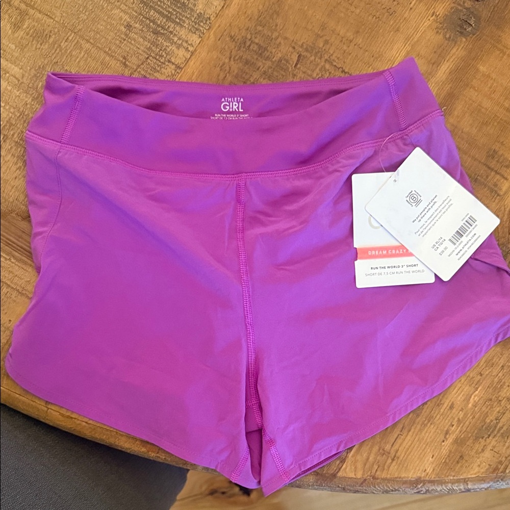 Athleta Vibrant Purple Athletic Shorts